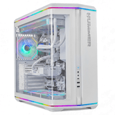 NOX Hummer Semitorre ATX cristal curvo ARGB Blnc RGB Blanco