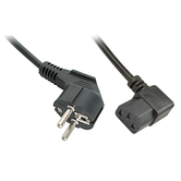 2M ANGLED SCHUKO TO C13 MAINS CABLE