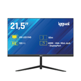 IGGUAL Monitor 21,5" IPS 1ms FHD 120Hz VGA HDMI DP   21.5" LED IPS Full HD HDMI VGA