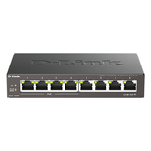 SWITCH NO GESTIONABLE D-LINK DGS-1008P 8P GIGA CON 4P POE (52W) SOBREMESA NO RACK
