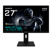 MONITOR GIGABYTE 27" G27Q3,SS IPS,2560X1440 (QHD),16:9,0.5MS,IPS,1000:1,210HZ,2HDMI+1DP+1USB2.0+1 TYPE C,AJUSTABLE,NEGRO