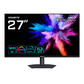MONITOR GIGABYTE 27" GO27Q24A,QD-OLED,2560X1440 (QD-OLED),0,229PP,0.03MS,1.5MM:1,240HZ,2HDMI+1DP+1USB2.0+1 TYPE C,AJUSTABLE,NEGRO