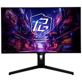 (P) MONITOR ASROCK PGO27QFS,27",QHD (2560X1440),240HZ,1500:1,0.03MS,2HDMI+2DP,WIFI+3USB3.2+TYPE C,NEGRO