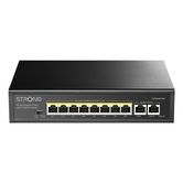 STRONG SWITCH 8 POE CON 2 ENLACES ASCENDENTES ETHERNET