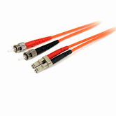 Cabo Patch de Fibra Duplex Multimodo 62 5/125 1m LC - ST