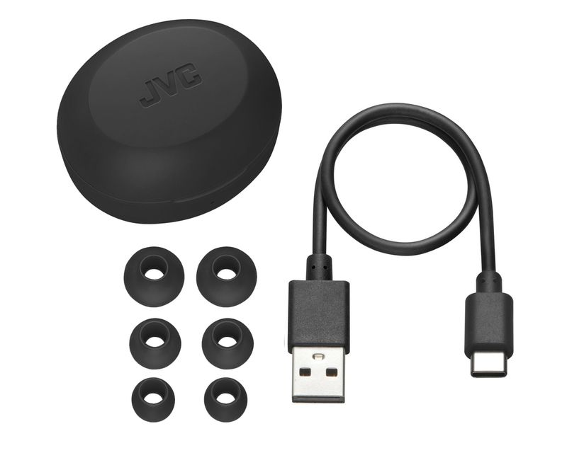 AURICULARES DE BOTON JVC HA-A5T-B NEGRO BLUETOOTH - PCBox