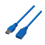 CABLE-ALARGADOR-USB-3.0-AISENS-A105-0046-MACHO-A-HEMBRA-AZUL-A105-0046
