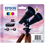 BINÓCULOS MULTIPACK 4 CORES 502XL PRETO 9,2 ML - CMY 6,4 ML