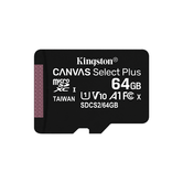 64gb microsdxc canvas select 2p 2pc 100r a1 c10 card+sd adapt er