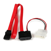 Adaptador de cabo SATA Slimline de 13 pinos para LP4 macho Molex