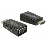 Adaptador Delock HDMI-A macho VGA fêmea/áudio