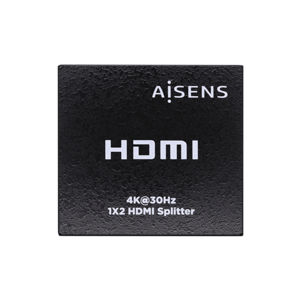 AISENS-HDMI-Duplicador-4k-30Hz-1x2-Con-Alimentacion-Negro