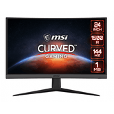 MONITOR  MSI GAMING OPTIX G24C6  23.6" FHD /1920x1080 /144HZ/ 1MS/ CURVO/ DP/HDMI/USB/ NEGRO