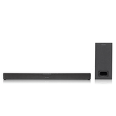 SHARP HT-SBW110  Soundbar 2.1 Slim con Subwoofer, Bluetooth, HDMI ARC/CEC, 180W, audio optico digital, AUX, 80 cm, color Negro
