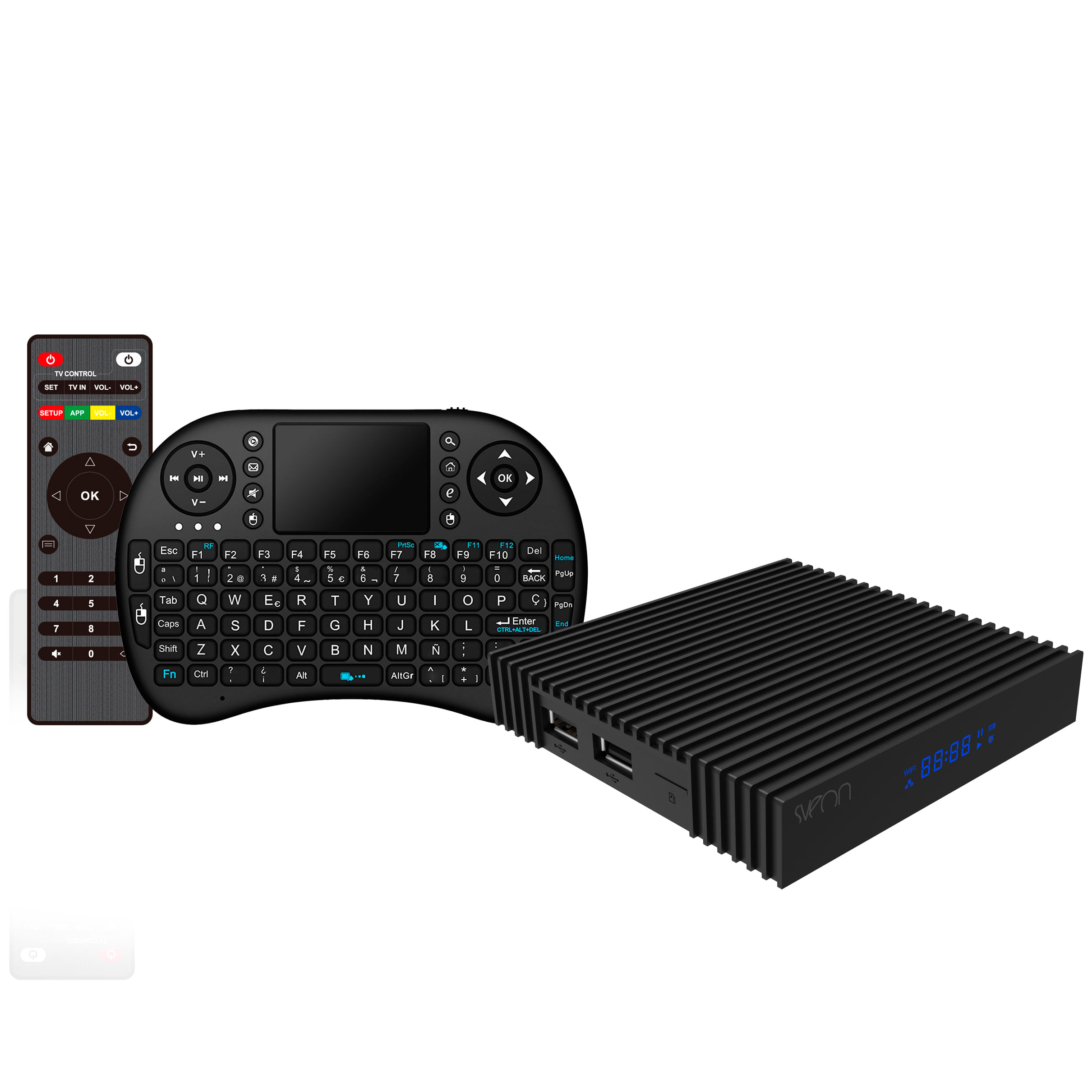 Sveon SBX600v2 Android TV Box con Teclado Wireless compatible con ...