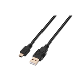 Cabo Aisens USB 2.0 Tipo A/M-Mini B/M 1,8M Preto