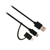 CABO MICRO USB EWENT COMPATÍVEL APPLE 8P ILUMINAÇÃO 1M