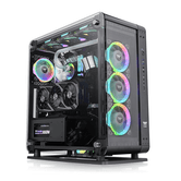 thermaltake core p6 tempered glass mid tower rgb negro