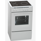 COCINA CON VITROCERAMICA ROMMER CVH-51 ELEC VITRO 3 ZONAS COCCION BLANCA