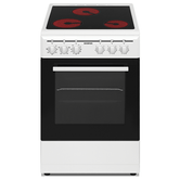 COCINA CON VITROCERAMICA INFINITON CC-V350G 3 ZONAS COCCION BLANCA