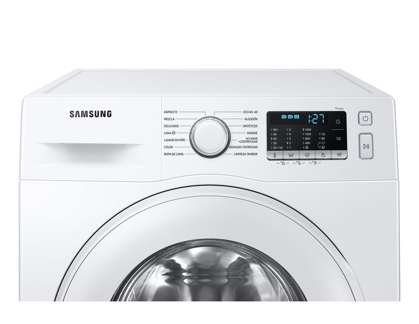 LAVADORA CARGA FRONTAL SAMSUNG WW90TA046TE/EC 9 KG 1400 RPM A BLANCO ...