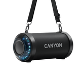 CANYON Altavoz Bluetooth 5.0 (Jack 3,5mm, microSD, BT, FM, AUX, USB, Bateria 1500mAh, Preto) CNE-CBTSP7