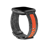 versa 2 woven band charcoal/orange small