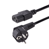CABO DE ALIMENTAÇÃO 1M EU SCHUKO PARA COMPUTADOR C13 18AWG