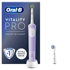 cepillo dental electrico braun vitality pro morado