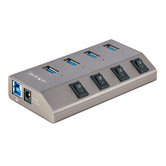 HUB USB-C DE 4 PORTAS COM ES SWITCH