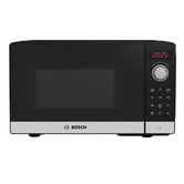 horno microondas con grill bosch fel023ms2 20 litros negro