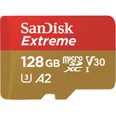 EXTREME MICROSDXC ADAPTADOR SD 128GB CÂMERAS DE AÇÃO E DRONES 1