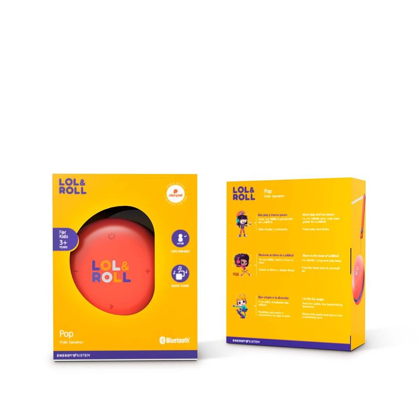 LOL ROLL POP KIDS SPEAKER ORANGE