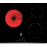 BALAY 3EB714LR PLACA CERÂMICA INDEPENDENTE 3 ZONAS DE COZEDURA LARGURA 60 CM BEZEL