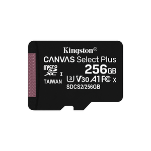 256GB MICROSDXC CANVAS SELECT 100R A1 C10 CARD + SD ADAPT ER
