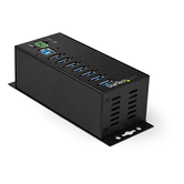HUB INDUSTRIAL USB 3.0 DE 7 PORTAS COM ADAPTADOR DE ENERGIA EXTERNA
