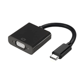 ADAPTADOR AISENS USB TYPE-C MASCULINO PARA VGA FEMININO 15CM PRETO A109-0347