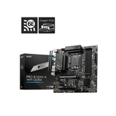 placa base msi pro b760m-a | wifi | ddr4 | lga 1700 | matx