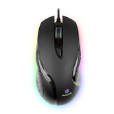 mouse ngs gaming gmx-125 ambidiestro/ergonomico efectos luminosos 7 colores usb color negro