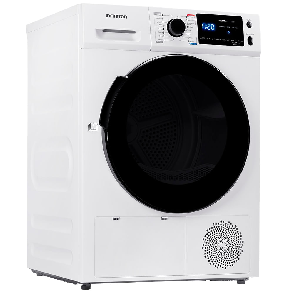 SECADORA CON BOMBA DE CALOR INFINITON SD-B97B 9 KG A BLANCO - PCBox