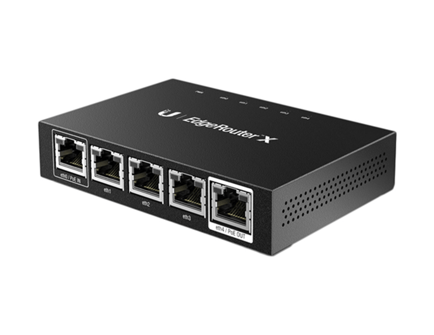 UBIQUITI ERX EDGE ROUTER X 5 PUERTOS PCBox