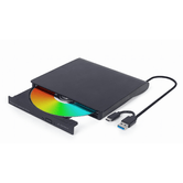 unidad de dvd gembird usb externa negra