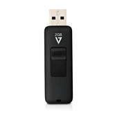 2GB FLASH DRIVE USB 2.0 BLACK 10MB/S READ 2.5MB/S WRI TE