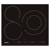INDUÇÃO VITROCERÂMICA EDESA EIM-6330 B/A 3 ZONAS DE COZEDURA LARGURA 59 CM