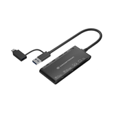 LEITOR DE CARTÃO EXTERNO USB-C/ USB-A CONCEPTRONIC BIAN03B USB 3.0 SD/SDHC/SDXC MMC MS M2 CT XD MICROSD/TFLASH