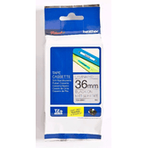 Fita/36mm preto sobre fosco f P-Touch TZE
