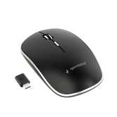 MOUSE SEM FIO GEMBIRD 1600 DPI PRETO 4 BOTÕES (RECEPTOR TIPO C)