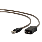Gembird Cable Extensión Activo USB 10Mts Negro