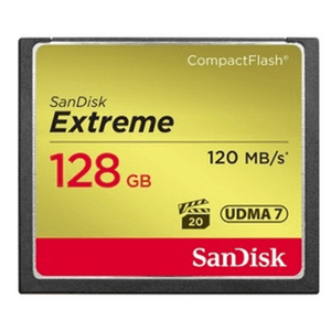 CF CARD 128GB EXTREME 120MB/S - 85MB/S WRI TE