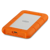 LACIE RUGGED - Disco Rígido Externo, 2,5", USB Tipo C 3.0, HDD de 4 TB, Laranja e Prateado